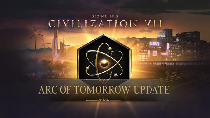 Official promotional key art for Sid Meier's Civilization VII: Earthrise expansion and Arc of Tomorrow update