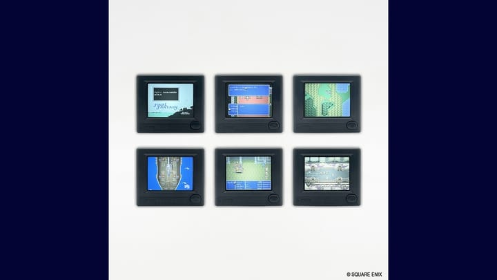 Final Fantasy Series Mini Melody TV collectible toys lineup