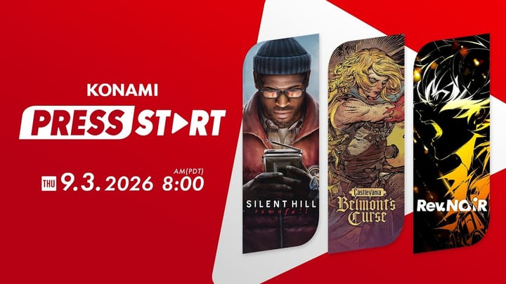 Thumbnail for: KONAMI PRESS START 9.3.2026 ( KONAMI Game News )
