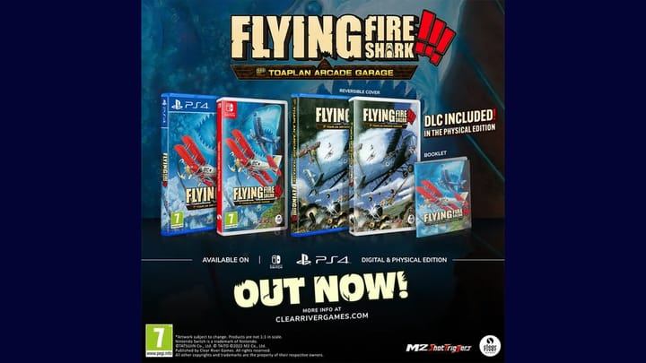 Toaplan Arcade Garage: Flying Fire Shark promotional art