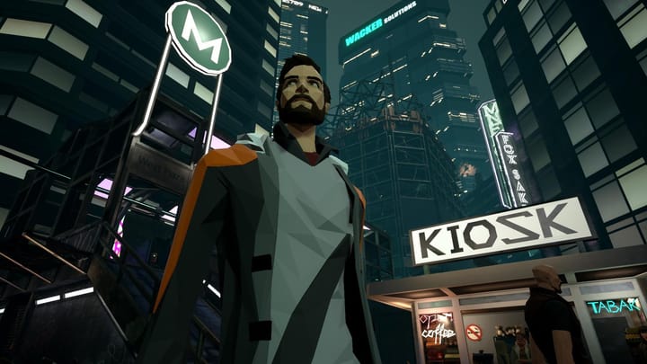 Official promotional key art for State of Mind on GOG