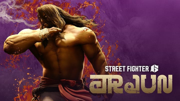 Street Fighter 6 gameplay trailer thumbnail featuring Arjun