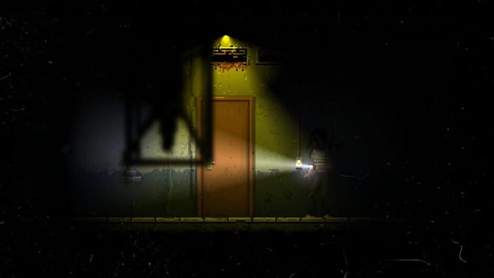 Promotional artwork for Trash Goblin showing a fantasy shopkeeper cleaning trinkets