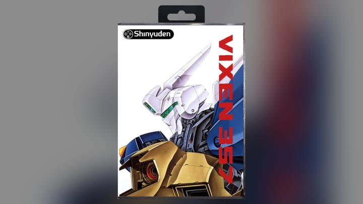 Vixen 357 English physical edition box art for Sega Mega Drive / Genesis