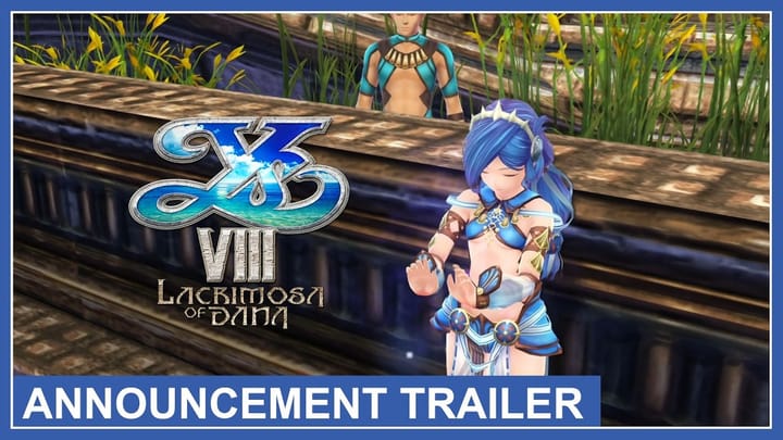Thumbnail for: Ys VIII: Lacrimosa of DANA -  Announcement Trailer (Nintendo Switch 2)